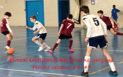 Futsal excellence – Benjamin garçons – finale secteur 44/49 – 01/02/2023
