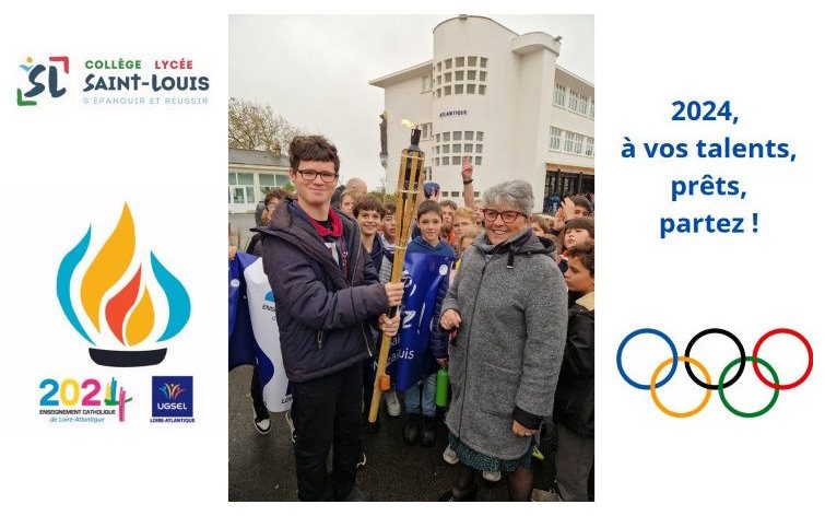 La flamme Olympique UGSEL est arrivée au Collège-Lycée Saint Louis